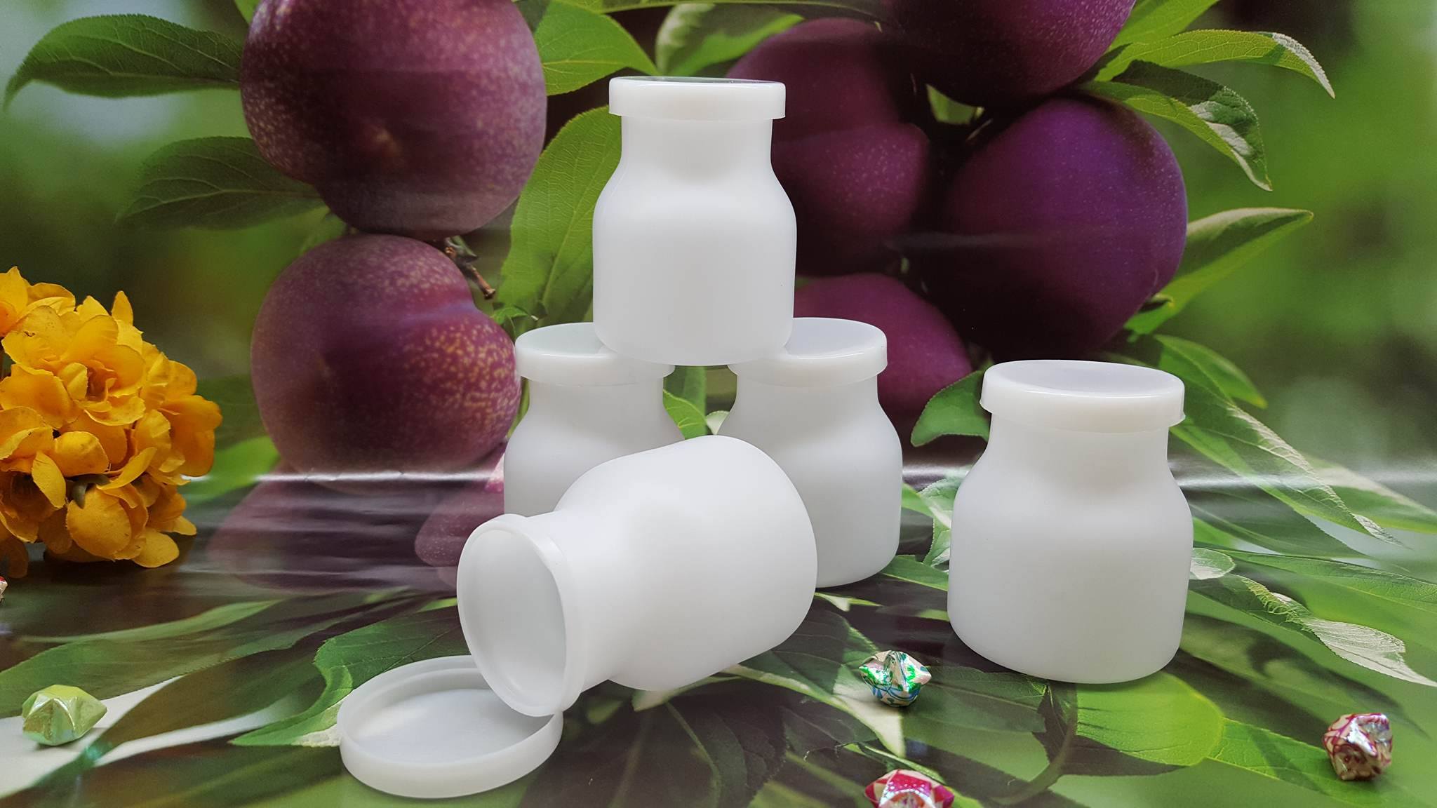 Hủ yaourt hủ đựng sữa chua nhựa 100ml