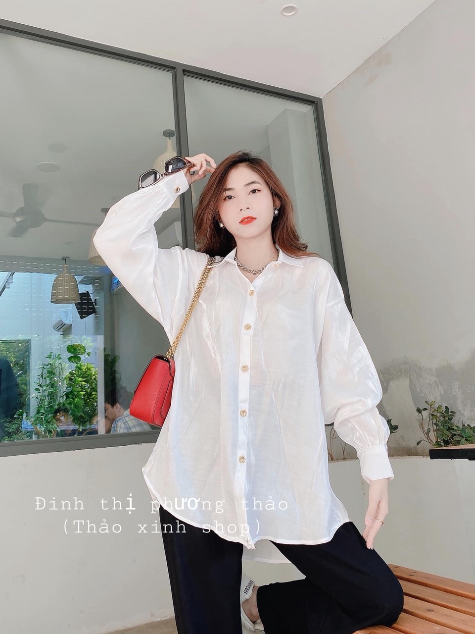 SET QUẦN SUÔNG + ÁO SƠ MI TAY DÀI