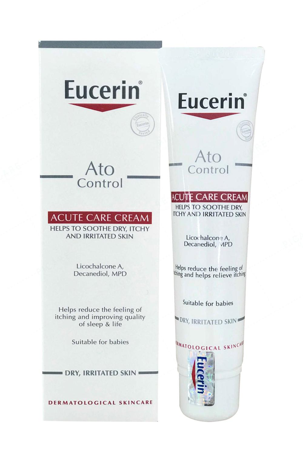 [GIẢM 20K ĐƠN 399K] Eucerin  Kem dưỡng giảm ngứa đỏ da  Ato Control Acute Care 40ml