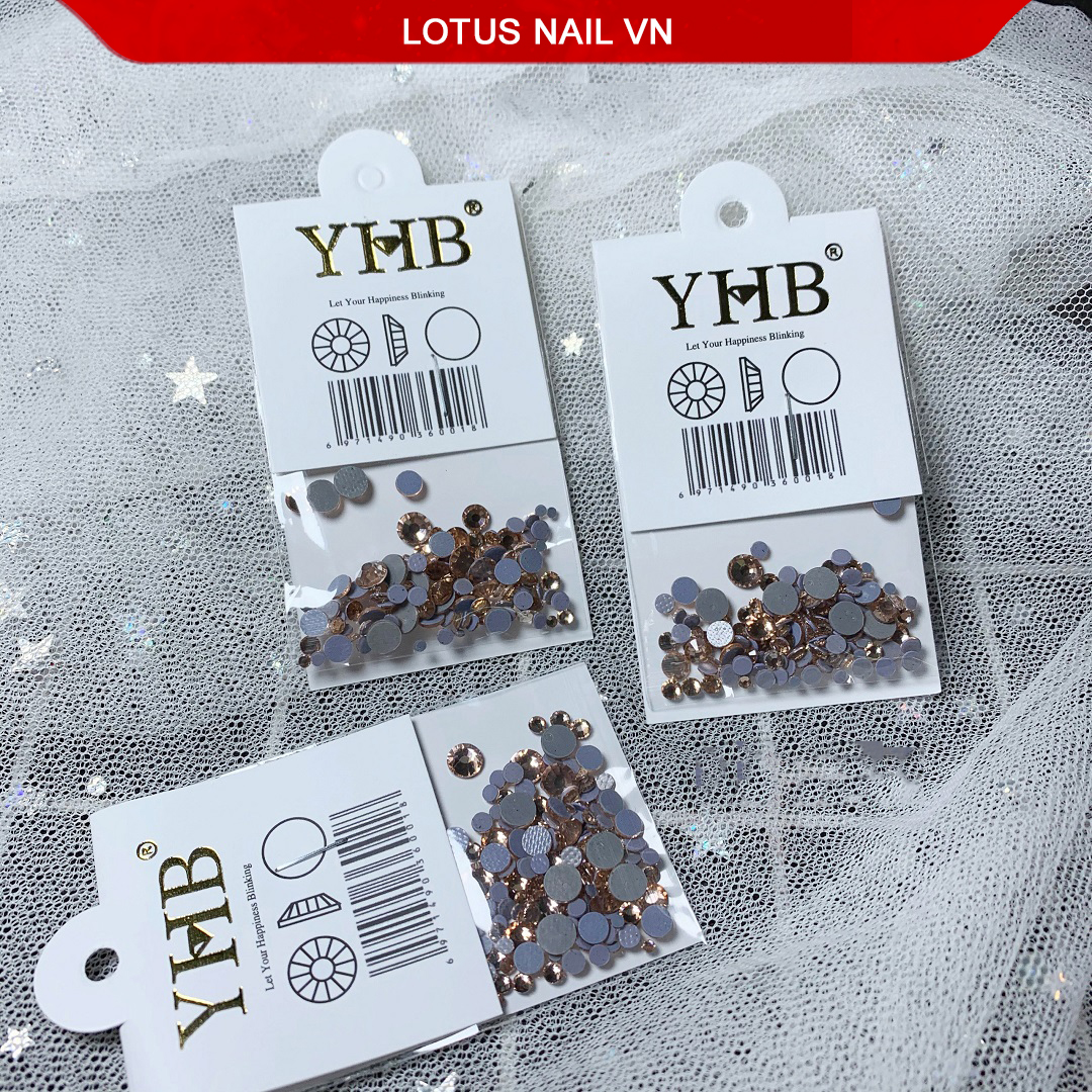 Túi đá đính móng YHB cao cấp mix đủ size