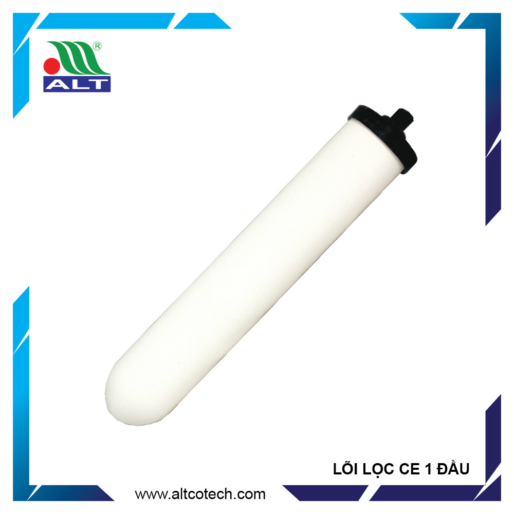 Lõi lọc sứ ceramic Doulton England dạng 1 đầu