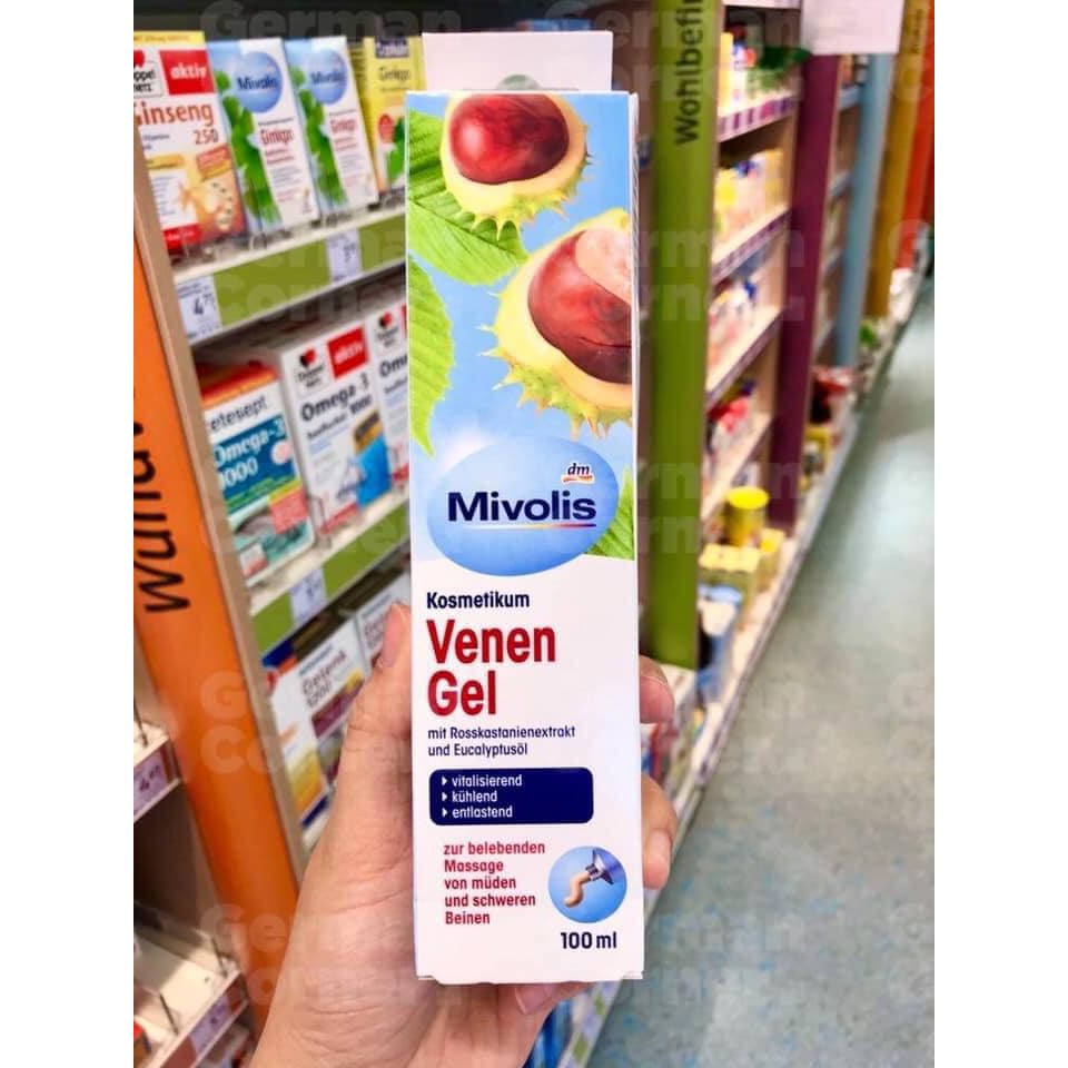 Kem chống giãn tĩnh mạch tuýp 100ml - german corner hàng đức nội địa