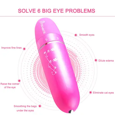 Massage mắt mini cầm tay 208 (Tặng 1 SP Ngẫu Nhiên) - Electric Mini Vibrations Pouch Eye Massage Pen (Bút Massage mini cầm tay, máy mát xa mắt mini)