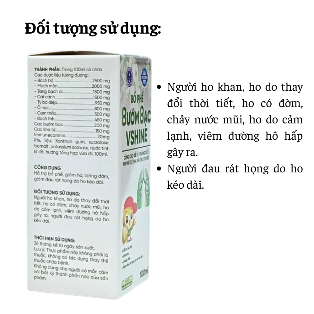 Bổ Phế Bướm Bạc VShine