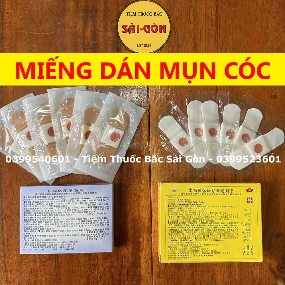 Miếng Dán Mụn Cóc, mụn cơm Hộp 6 miếng