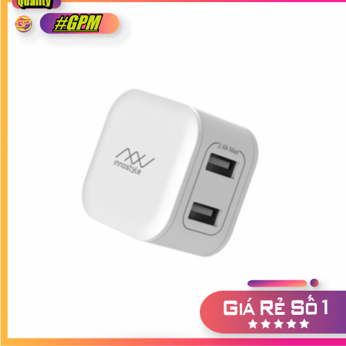 SẠC IPHONE INNOSTYLE MINIGO 2 USB A 12W SMART AI CHARGING