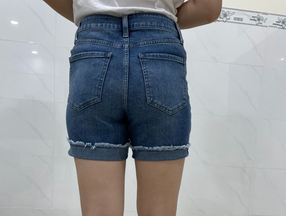 (VNXK) Quần Short Jean nữ e.x.p.r.e.s