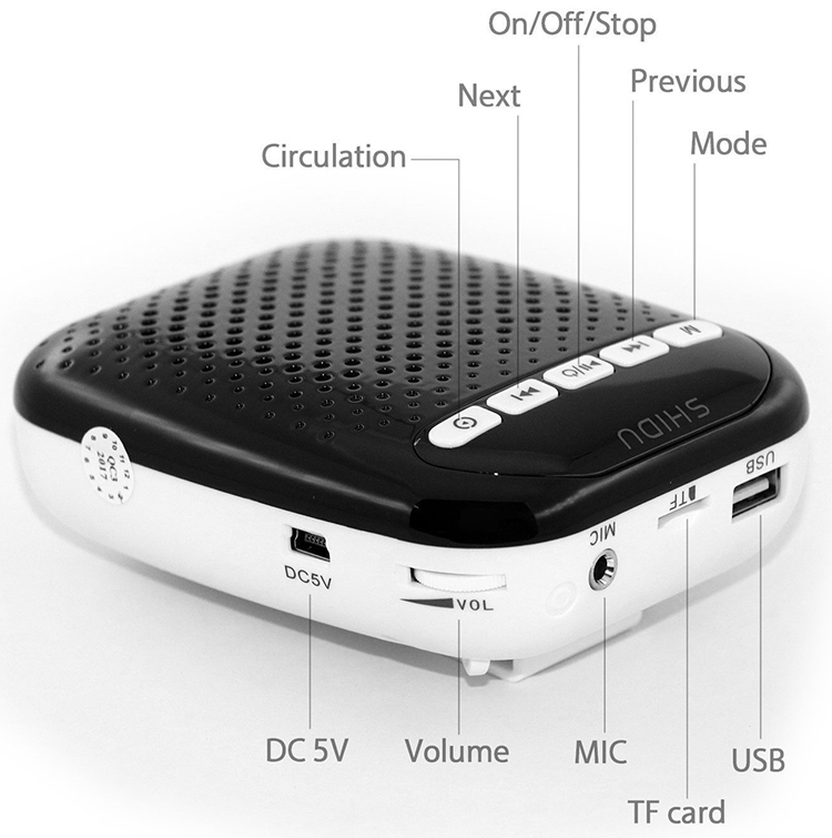 Máy trợ giảng không dây Shidu S718/SD718