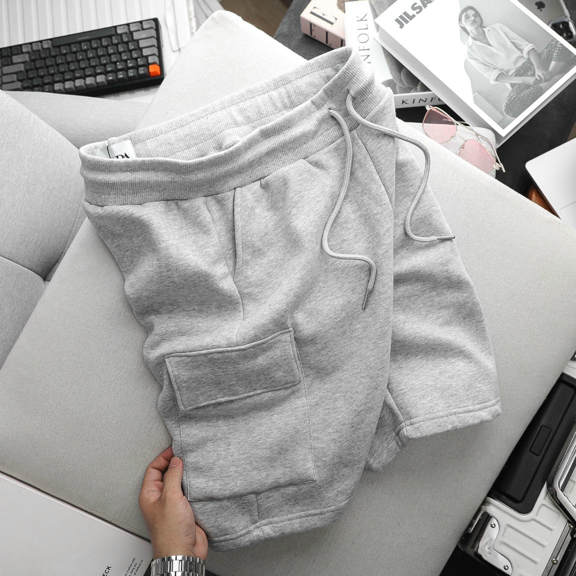 QUẦN SHORT ZARA BASIC WITH CARGO