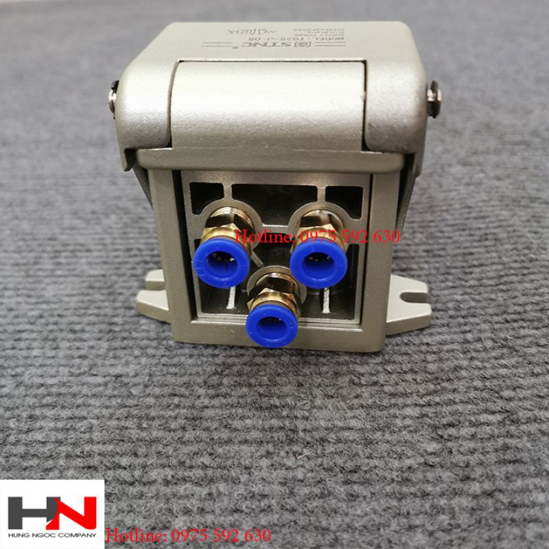 Bàn đạp khí nén stnc tg25-j-08 đủ cút nối nhanh