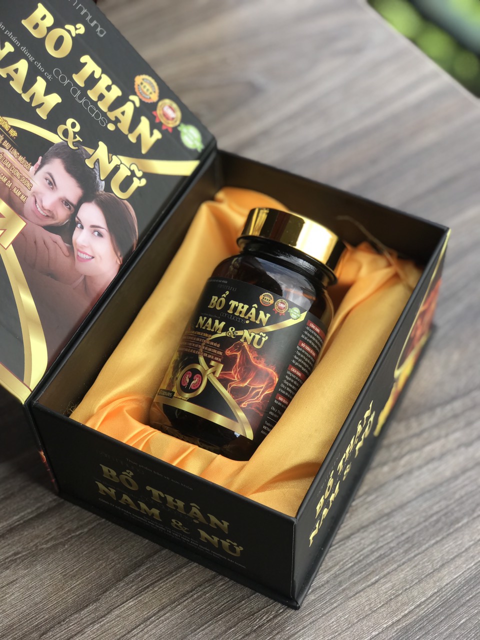 VIÊN BỔ THẬN NAM &NỮ Hộp 60 Viên] Viên Uống Tăng Cường Sinh Lý Nam, Nữ, Bổ Thận Nam Nữ - Giúp Bổ Thận, Dưỡng Huyết, Giảm Đau Mỏi Gối, Giảm Tiểu Đêm