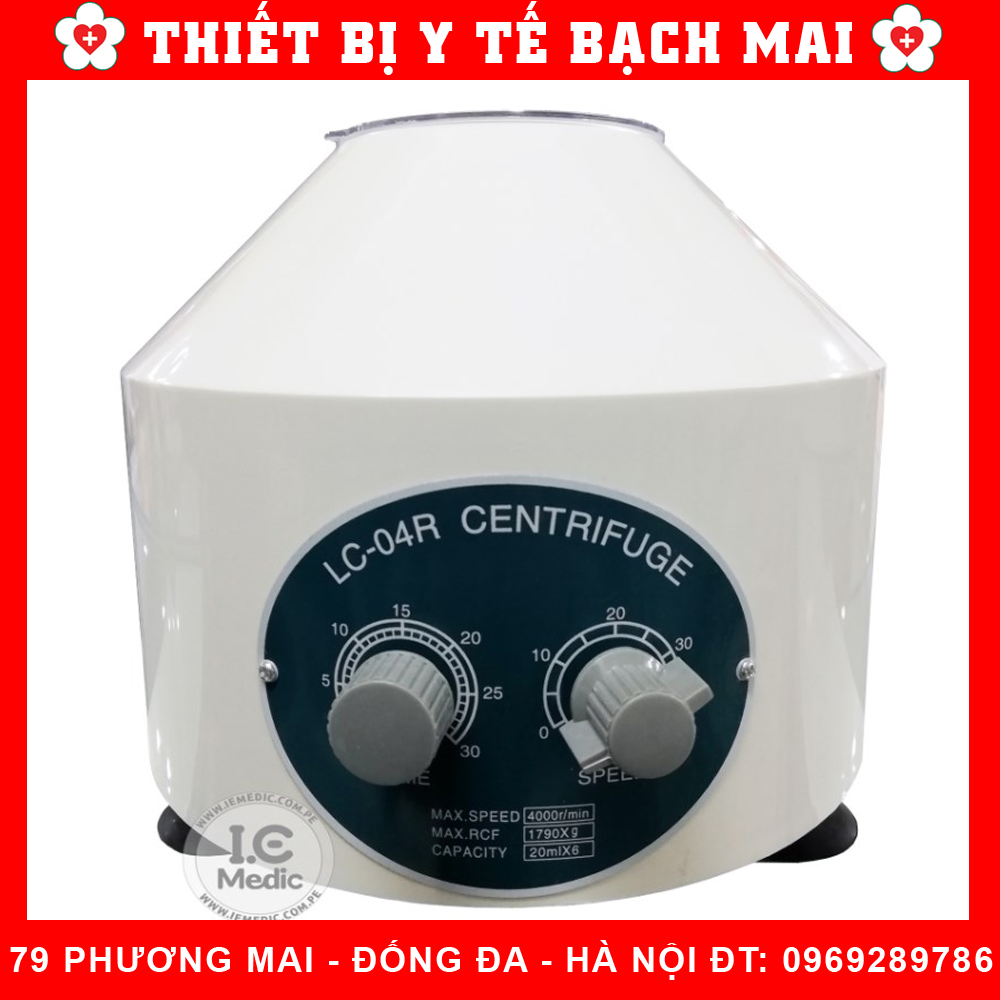 Máy Ly Tâm 6 Ống Tách Máu Huyết Tương PRP ZENITH LAB LC-04R