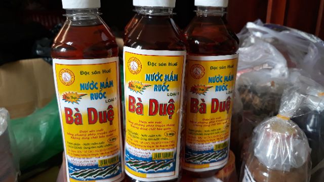 Nước mắm Ruốc Bà Duệ loại đặc biệt 1lít
