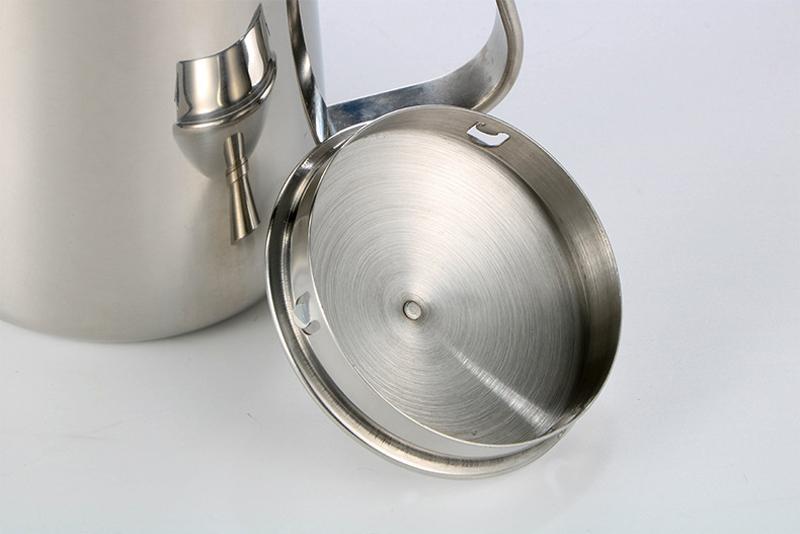 Ấm pha cà phê inox CÓ NẮP 600ml pour over drip