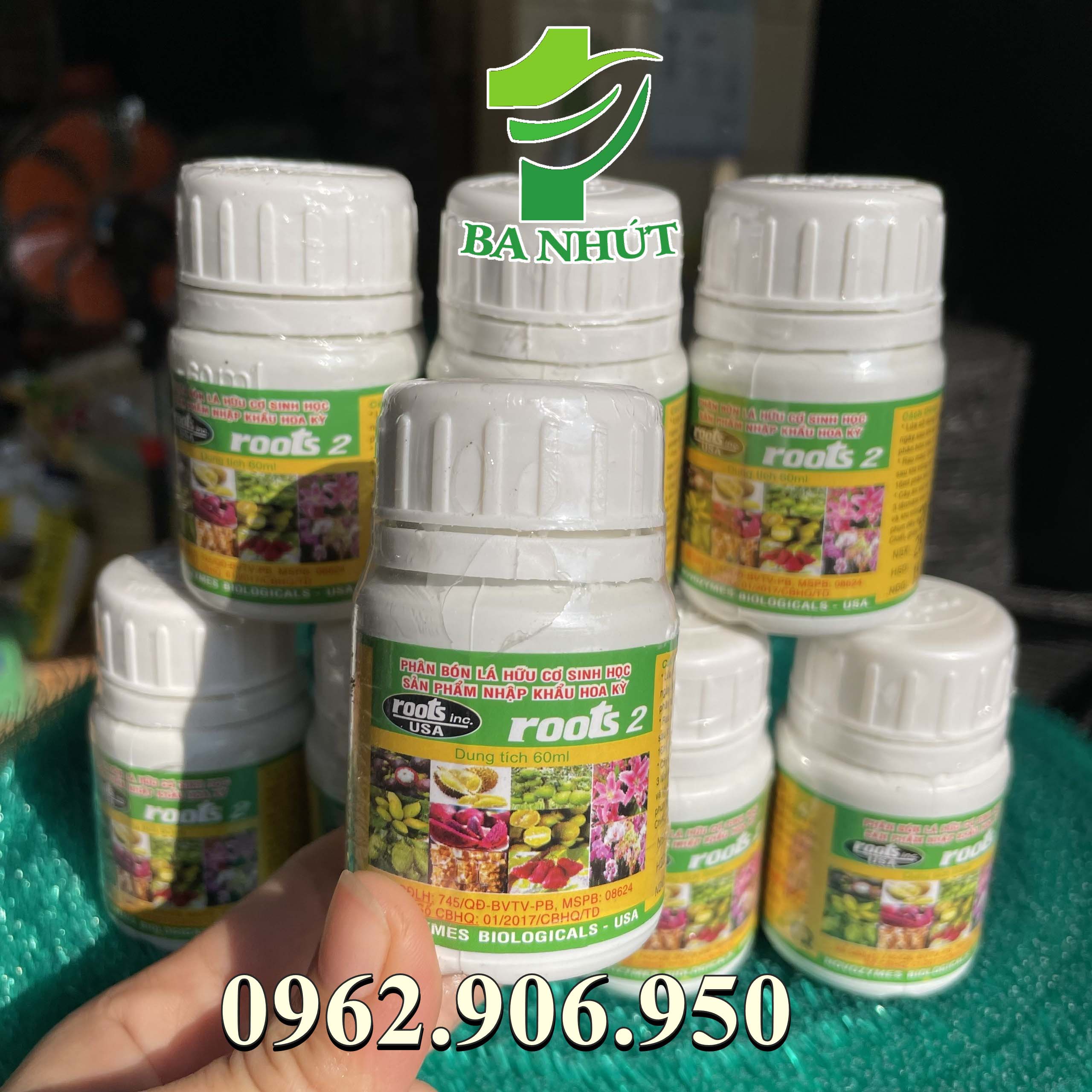 Phân Bón Lá Cao Cấp Kích Ra Rễ ROOTS 2 Hoa Kỳ (100ml)
