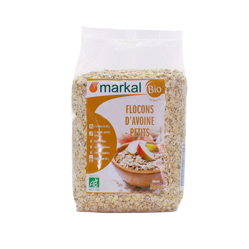 Yến mạch cán mỏng hữu cơ markal 500g gói 500g