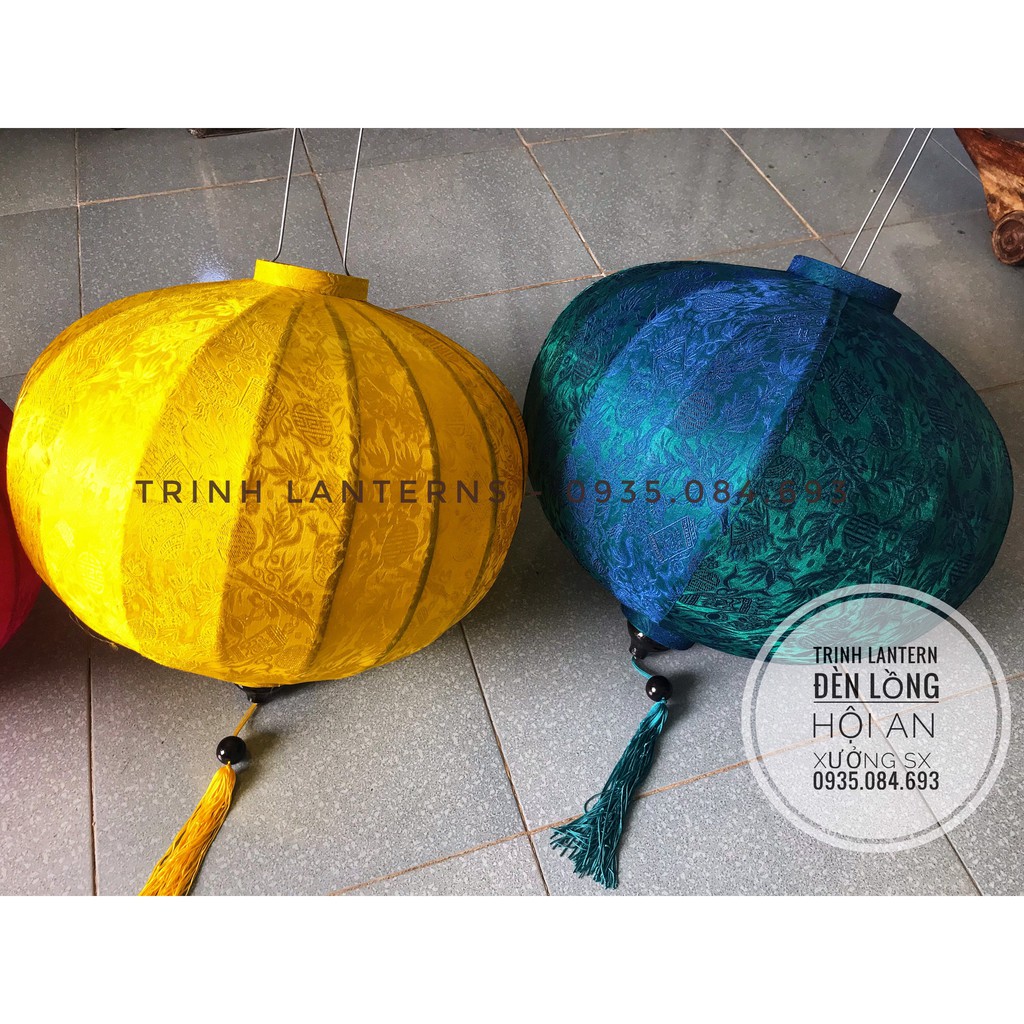 [Giá Tận Xưởng] Đèn lồng hội an_Lụa Tơ Tằm_(CÓ SẴN) Size 45CM sỉ ib zalo (mua 10 cái=sỉ)