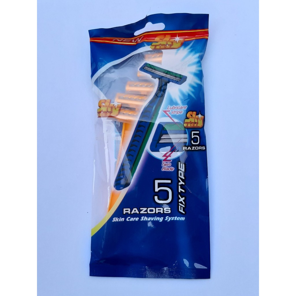 [Bịch 5 cây] Dao cạo râu Razors 2 lưỡi tiện dụng