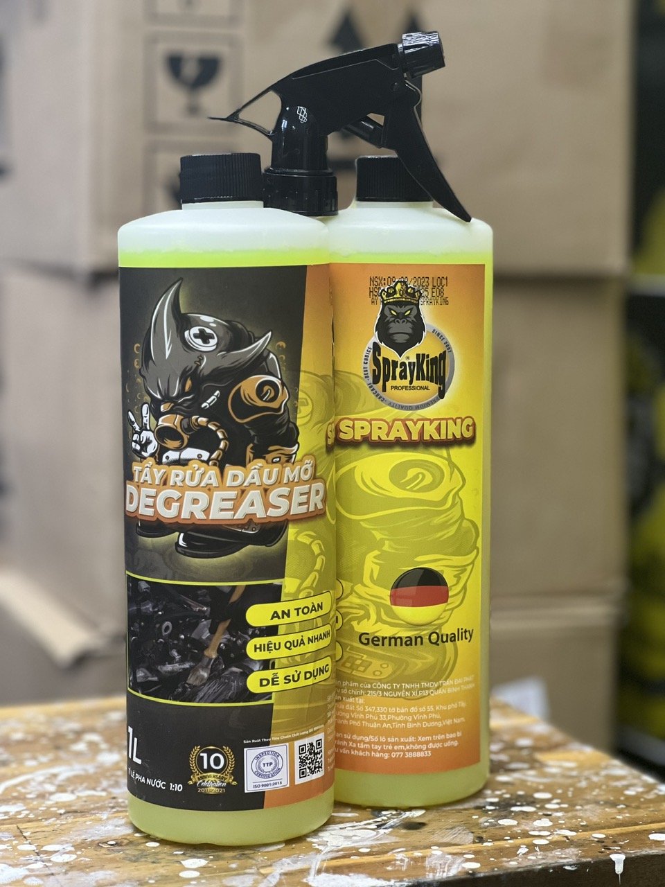 Sprayking Degreaser Tẩy Rửa Dầu Mỡ 1L