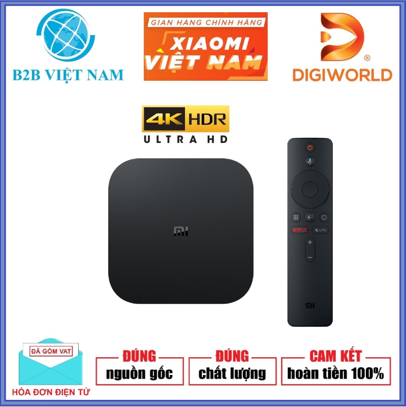 Bảng giá Android TV Box Xiaomi Mibox S 4K Ultra HD Global /Tiếng Việt/Digiworld phân phối