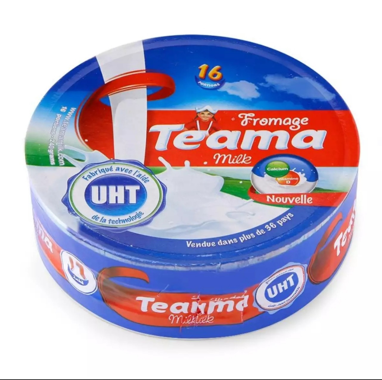 Phô mai Teama nhâp khẩu hộp 16 miếng