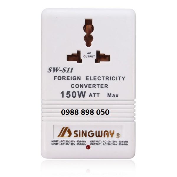Chuyển điện 110v sang 220v-chuyên dùng mang đi nước ngoài loại tốt chỉ dùng cho thiết bị dưới 80w