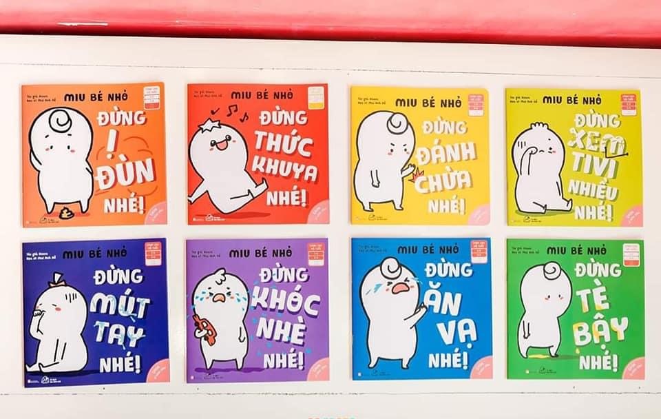 Bộ Ehon 8 cuốn Miu Bé Nhỏ