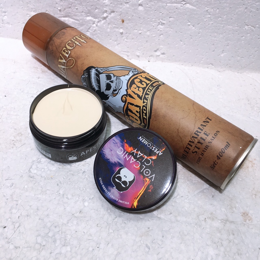 Combo Gôm Sáp Keo Xịt Tóc Luxurious Và Sáp Clay