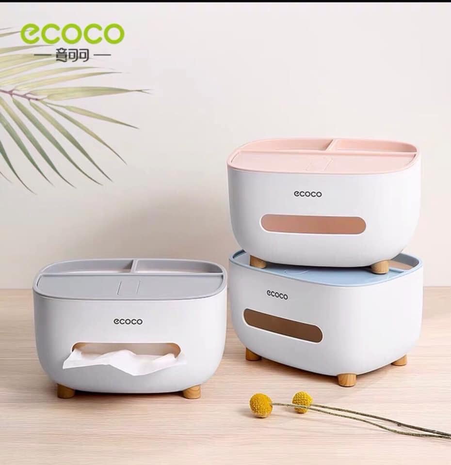 Hộp đựng giấy đa năng Ecoco để bàn sang trọng
