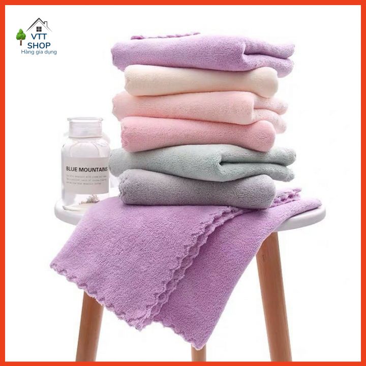 Khăn mặt Hàn Quốc cao cấp siêu mềm mịn, siêu thấm hút