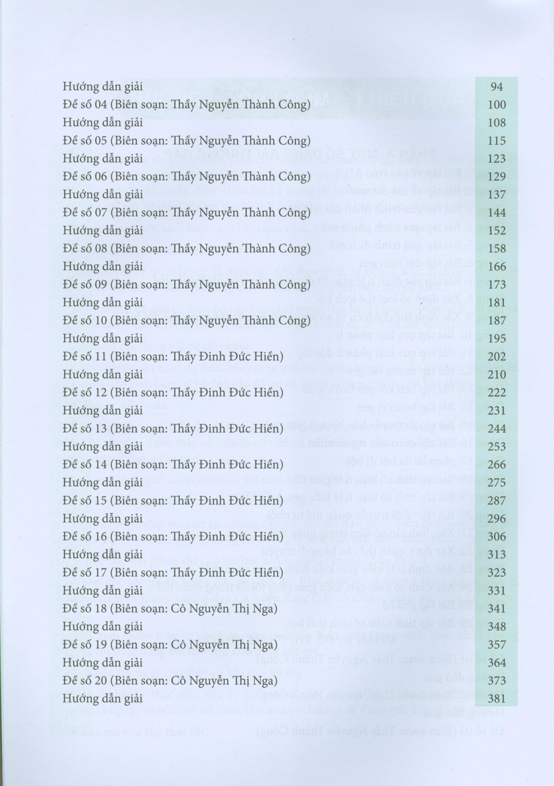 Pen Book Luyện đề thi THPT quốc gia Môn Sinh