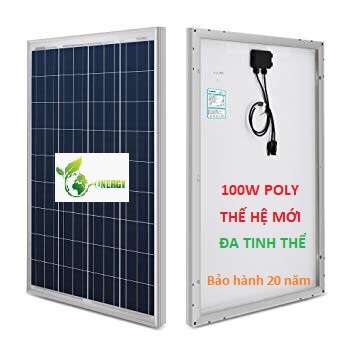 Pin năng lượng mặt trời POLY 100w PANEL NEW SOLAR