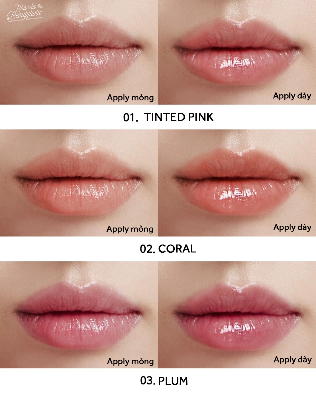[Nhacuabeautyholic] Son dưỡng có màu NAMING DEWY LIP BALM