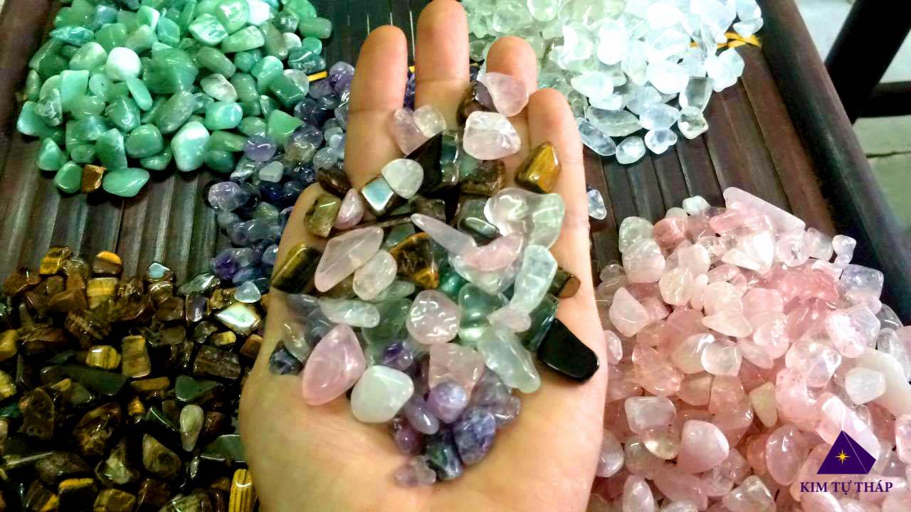 ĐÁ THẠCH ANH VỤN CÁC MẦU