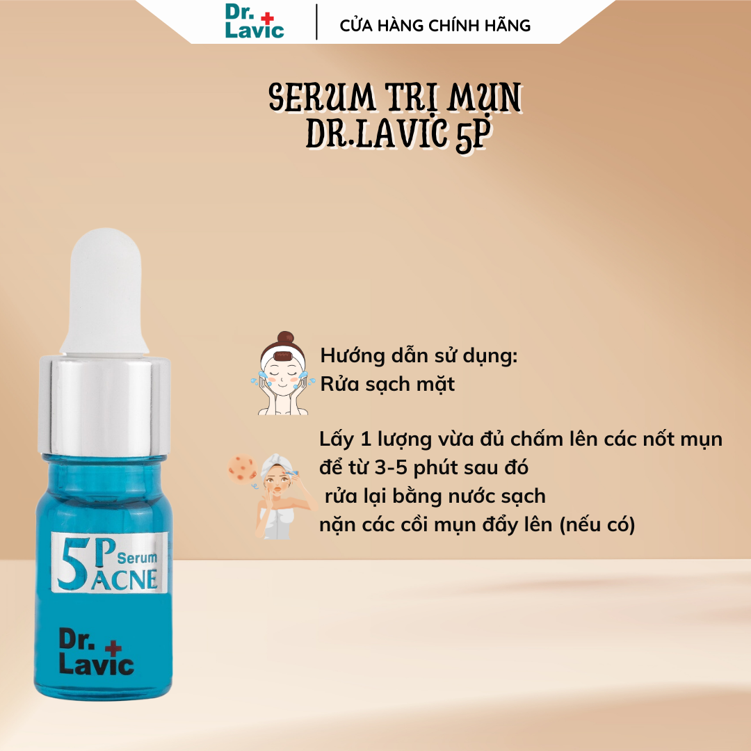 Serum Trị Mụn 5P Dr.Lavic - Dr.Lavic 5P Ance Serum