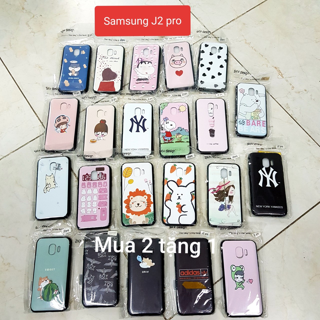 [Nhiều mẫu] ốp Lưng dẻo cute Cho Sam Sung J2 Pro (J250), J2 core Samsung Galaxy J2 Pro