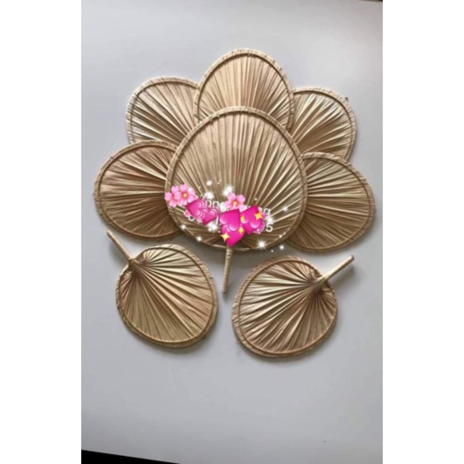 Set 8 quạt lá cọ quạt lá kè quạt tre y hình lh 0978945425
