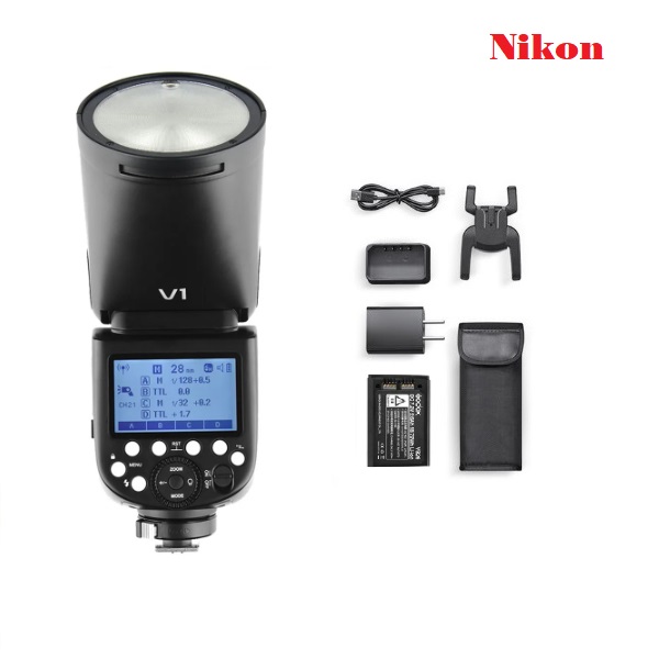 Đèn Flash Godox V1 dùng cho máy ảnh Nikon