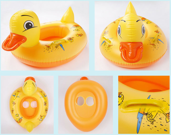 [Tặng Bơm Phao] Phao Bơi Xỏ Chân Chống Lật An Toàn Hình Động Vật Dễ Thương Cho Bé SS-001040-B