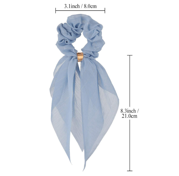 Dây buộc tóc lụa mềm vintage Scrunchies loại đẹp HD53