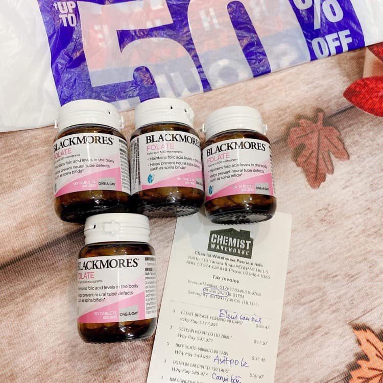 Axit folic Folate của Blackmores