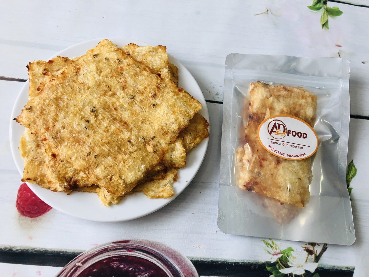 500g mực cán tẩm gia vị