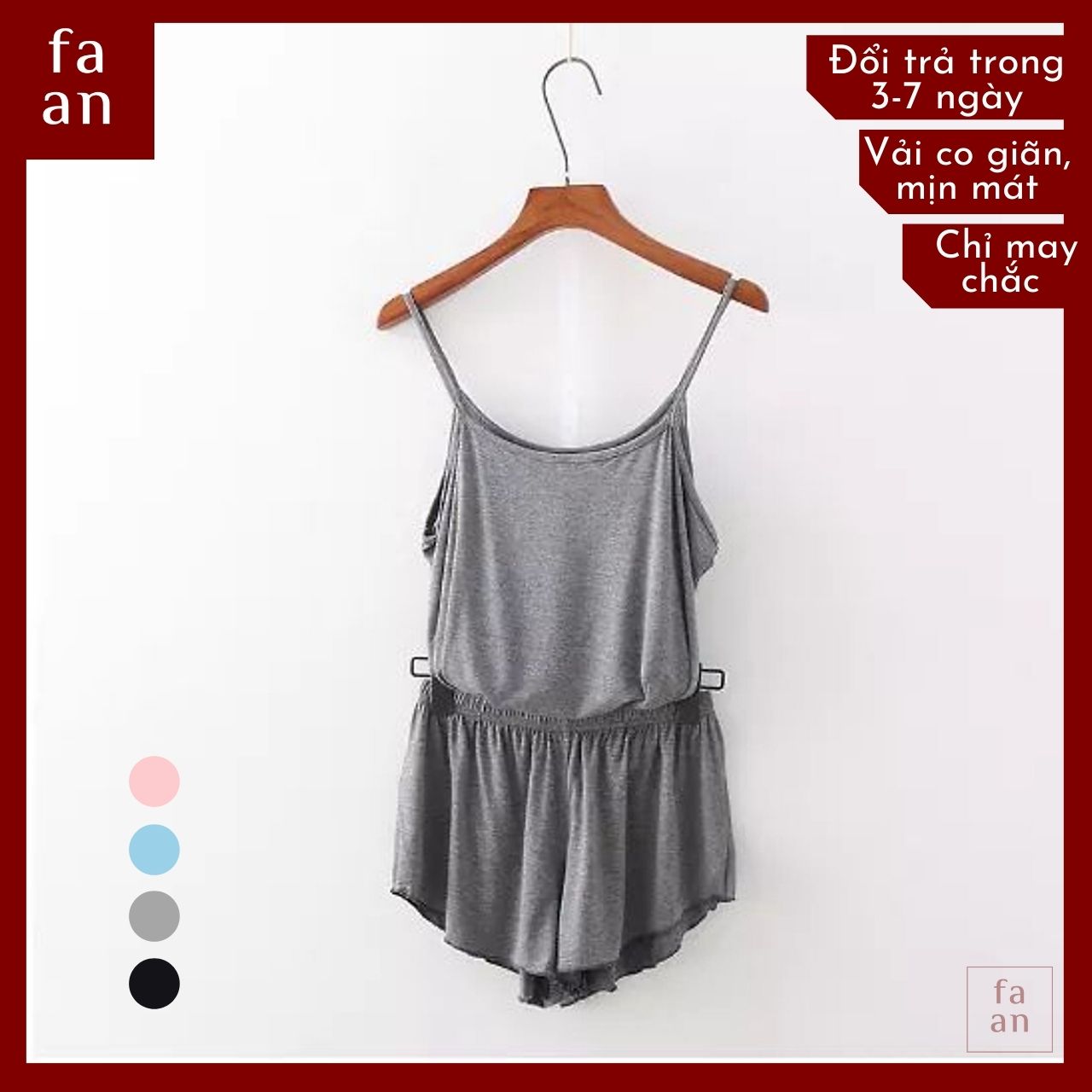 Đồ ngủ nữ đồ bộ mặc nhà thun lạnh chất cotton lụa 4 chiều thiết kế 2 dây cho nữ vừa rẻ vừa xịn cho nữ từ 40-70kg