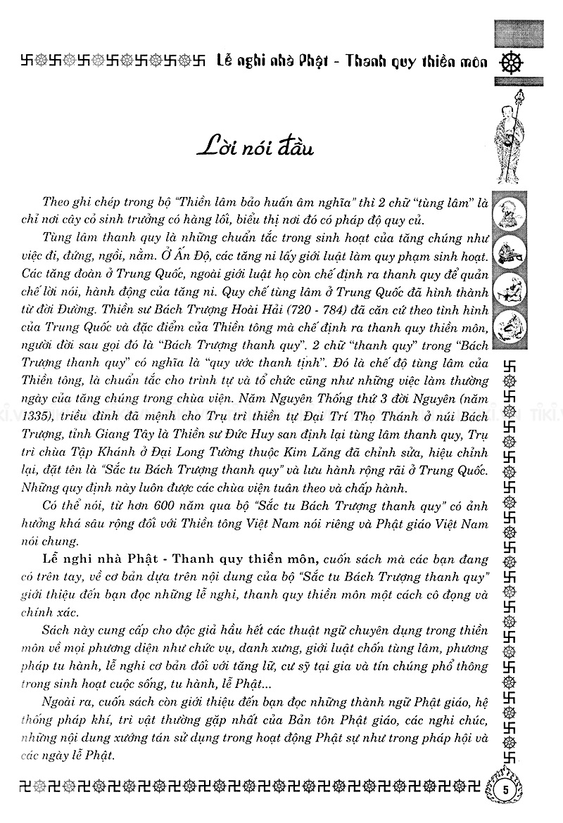 Lễ Nghi Nhà Phật Thanh Quy Thiền Môn ( Thích Điền Tâm )
