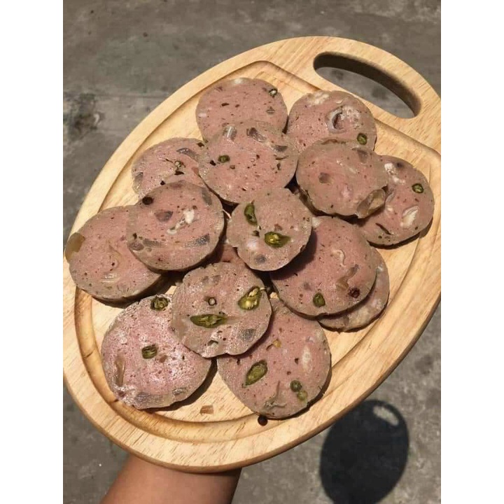 Chả bò ớt xiêm xanh 500gr 2 đòn (giao hỏa tốc tphcm)
