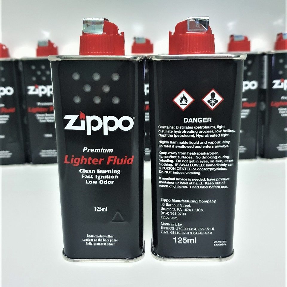 Combo 2 Xăng + 1 vỹ  đá Zippo Chính Hãng