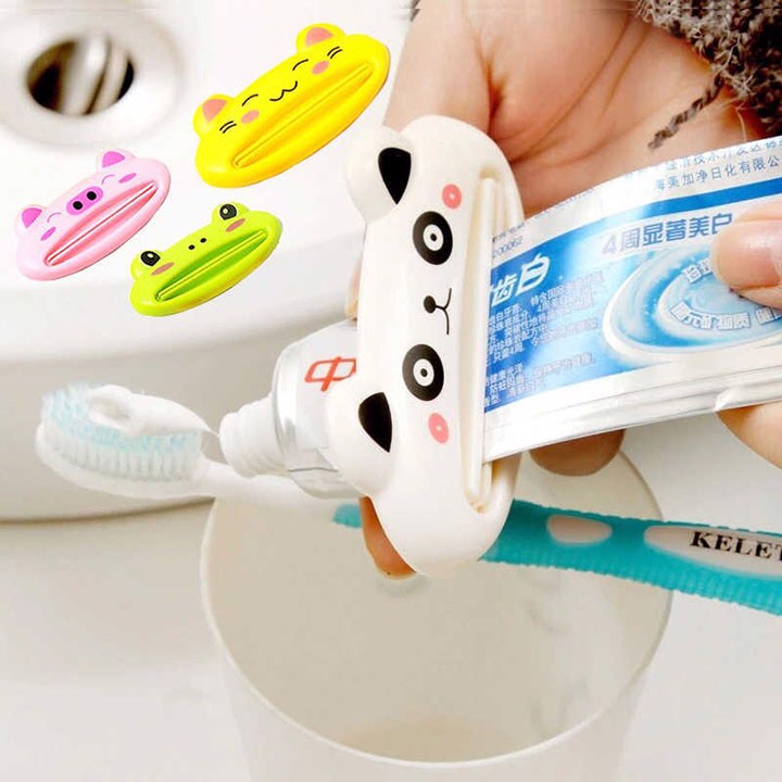 [HCM]?? Dụng Cụ Kẹp Kem Đánh Răng Hình Thú ??