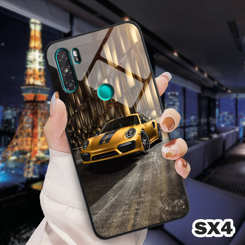 Ốp lưng VSMART ACTIVE 3 in 3D kính cường lực hình siêu xe