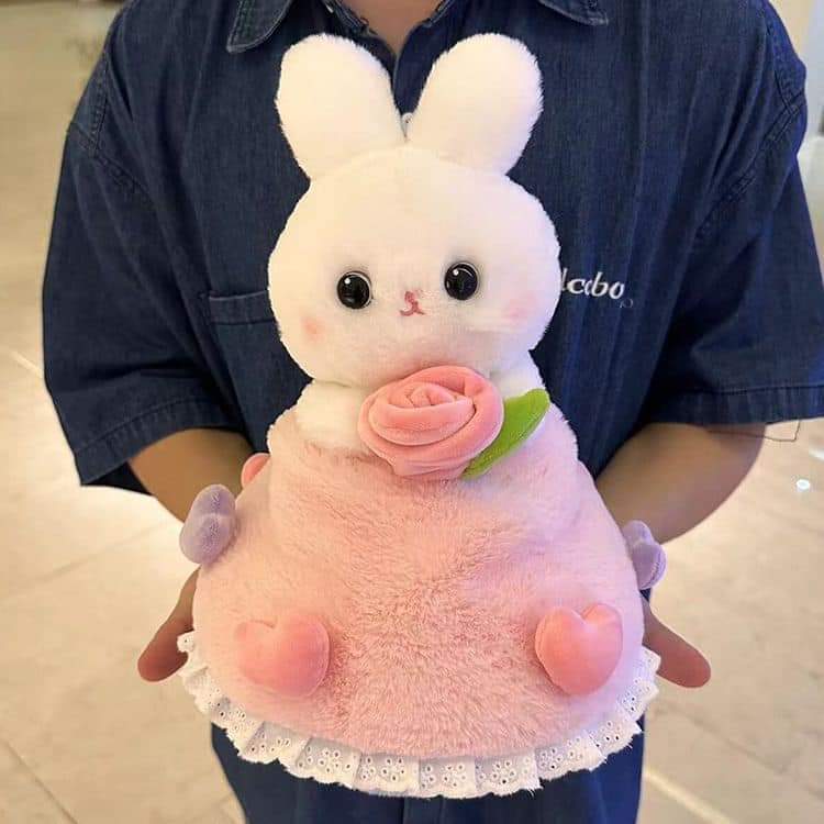 Gấu Bông Thỏ Hoa Xinh Xắn 30cm