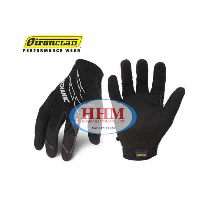 Găng tay bảo hộ thợ máy Iron Clad Mechanic(Đen)